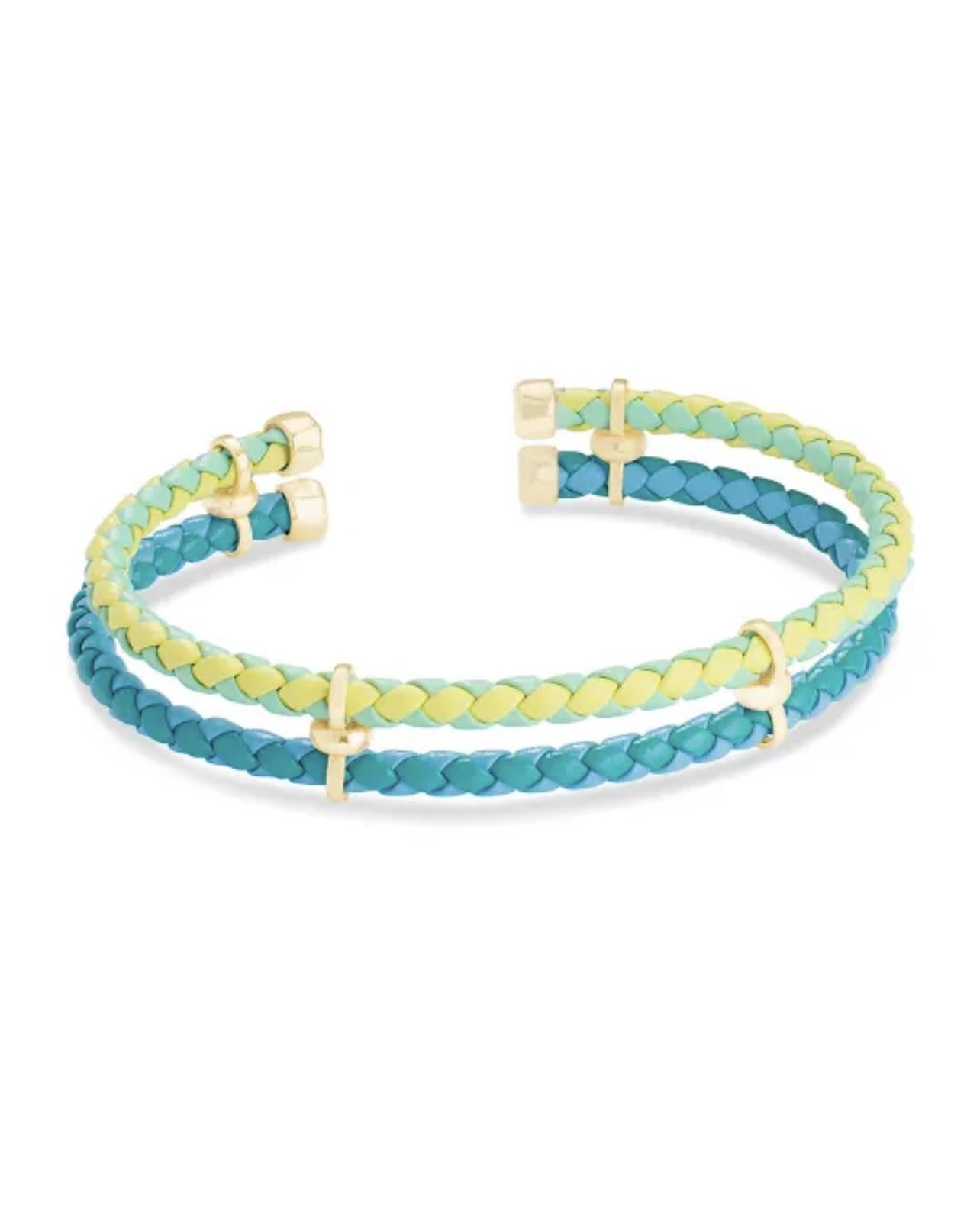 Kendra Scott Raven Cuff Bracelet in Blue/Green