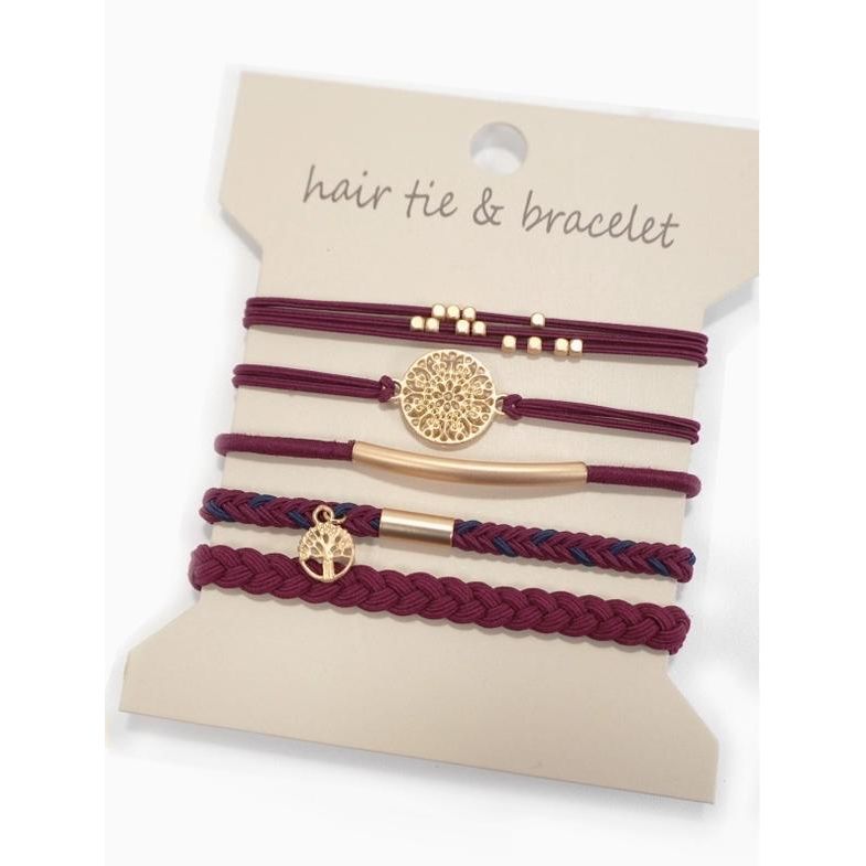 Boho Dual Function Knot Bracelet Hair Ties
