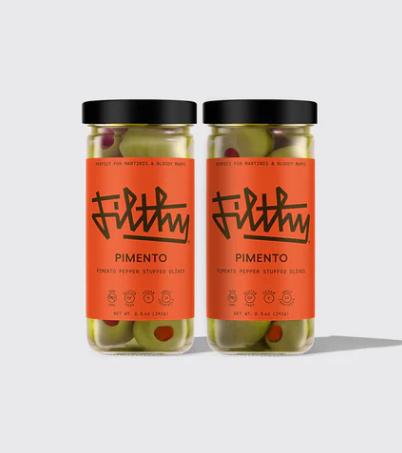 Filthy Pimento (Pimento Pepper Stuffed Olives)