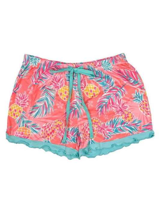 Simply Southern Lounge Shorts (Pineapple)