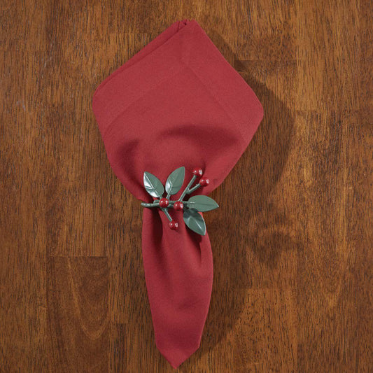 Leaves and Berries Napkin Ring