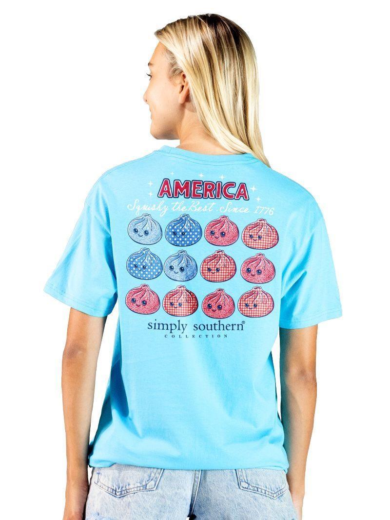 Simply Southern America Squishy Short Sleeve Tee