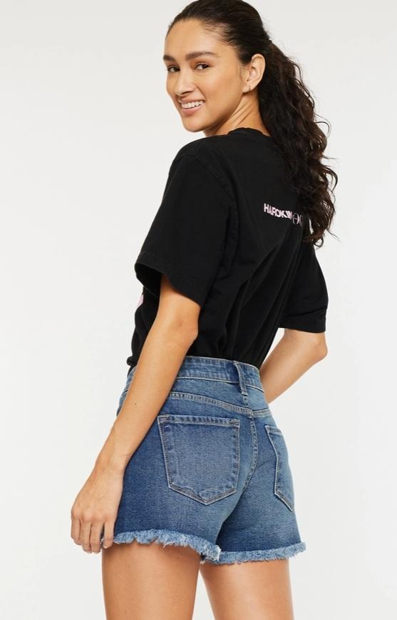 KanCan Cosmic Mid-Rise Shorts (Dark)