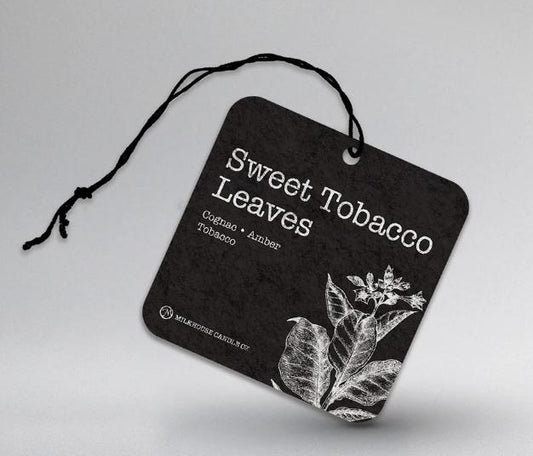 Milkhouse Candles Car Fresheners: Sweet Tobacco Leaves