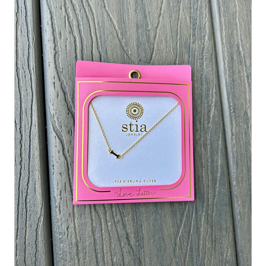 "I" Necklace (Gold)