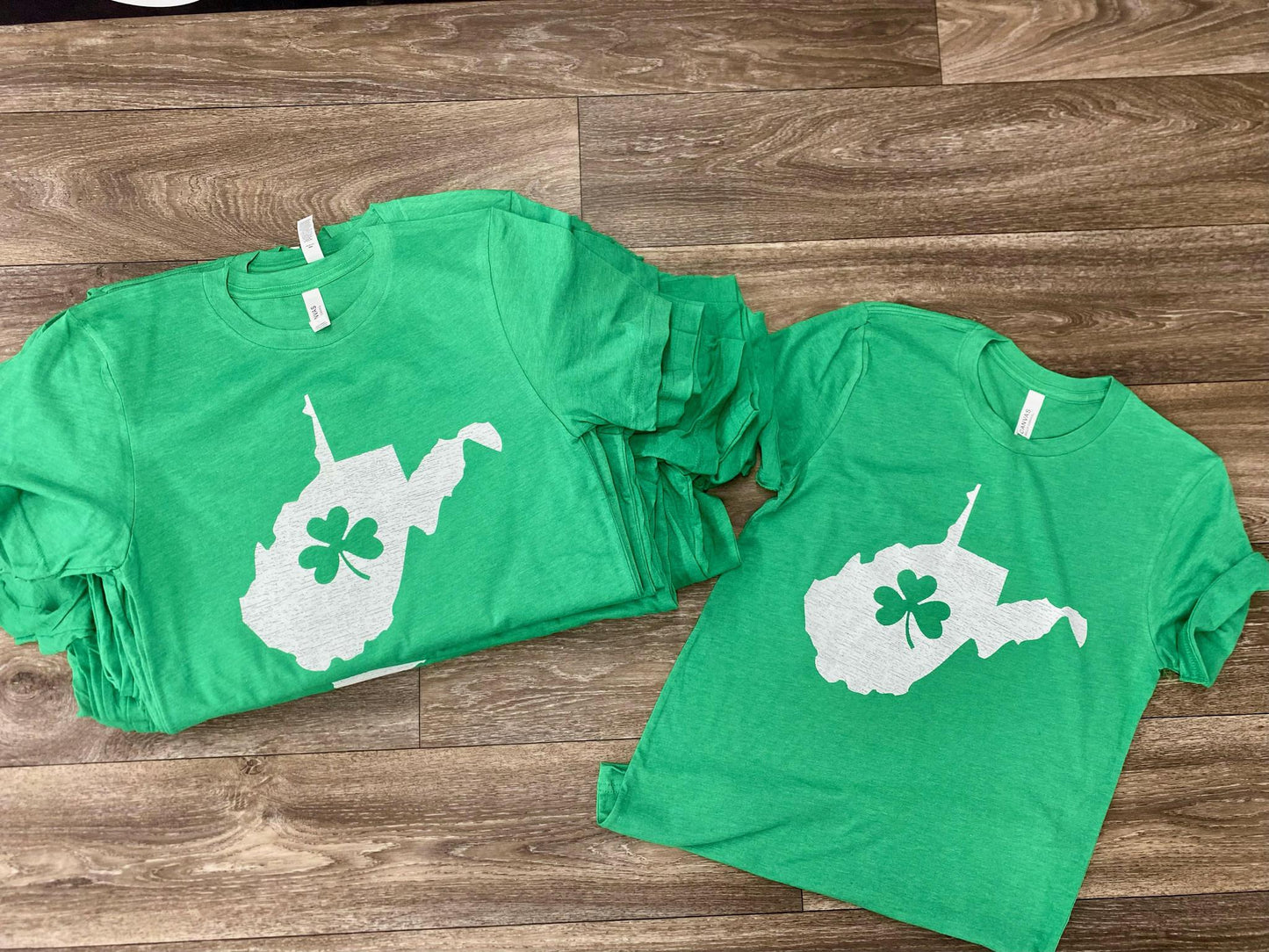 West Virginia Shamrock Tee