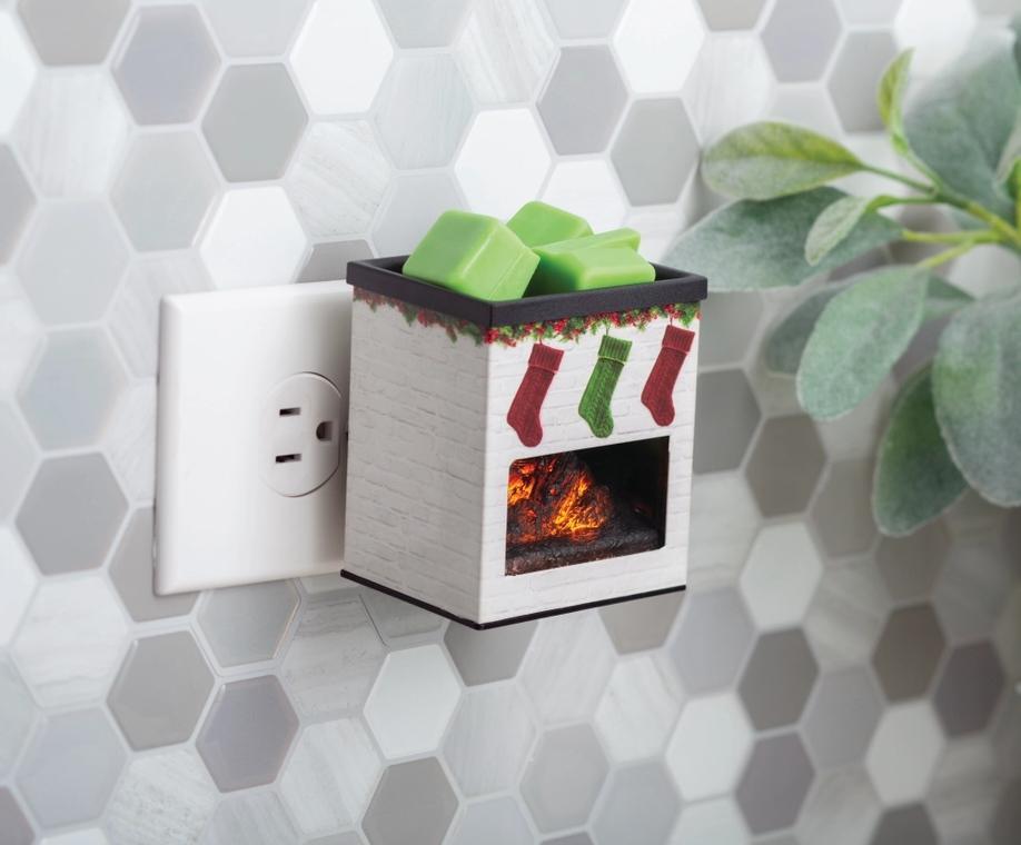 Pluggable Fragrance Warmer-Premium Holiday Fireplace