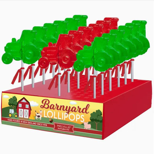 Barnyard Tractor Lollipops (Assorted Colors)