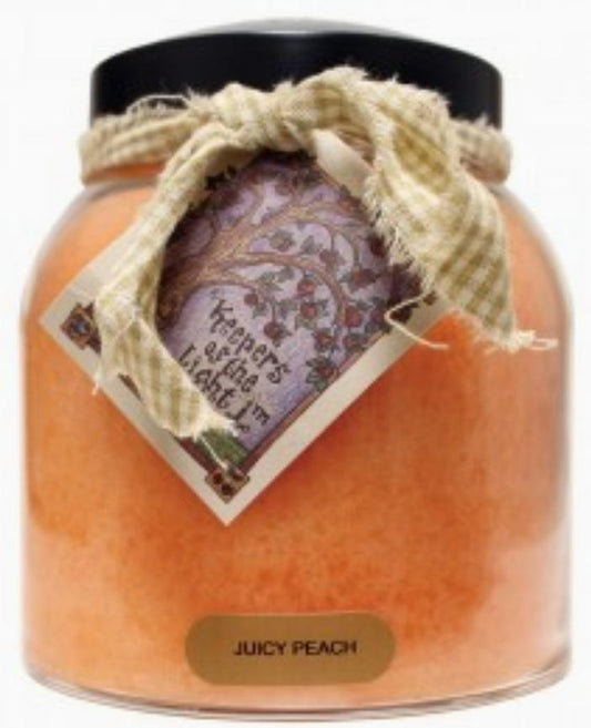 34oz Papa Jar Candle (Juicy Peach)