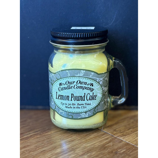 Our Own Candle Company Lemon Pound Cake Mini Mason Candle