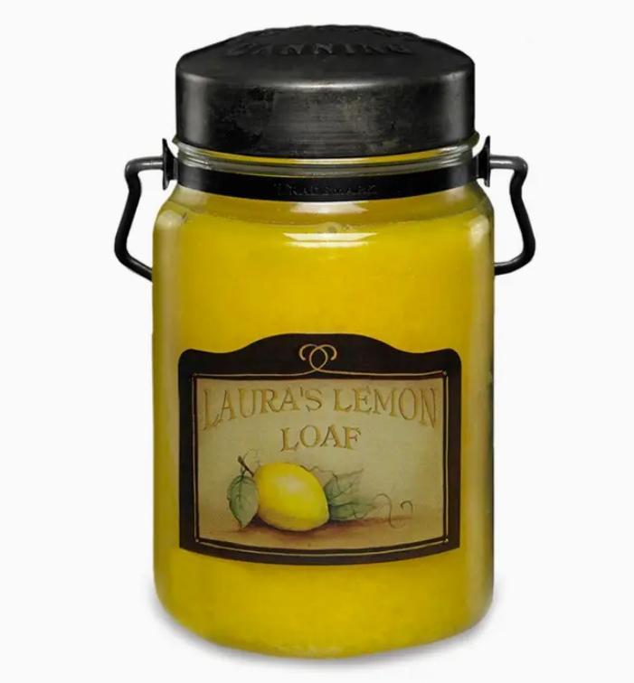 McCall’s Candles Classic Jar Candle-26oz- Laura's Lemon Loaf