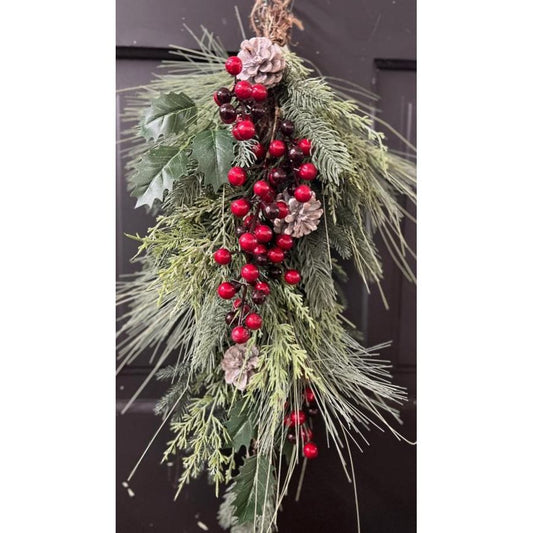 Red Berry Christmas Swag