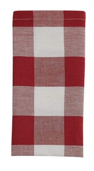 Wicklow Napkin (Red/Cream)