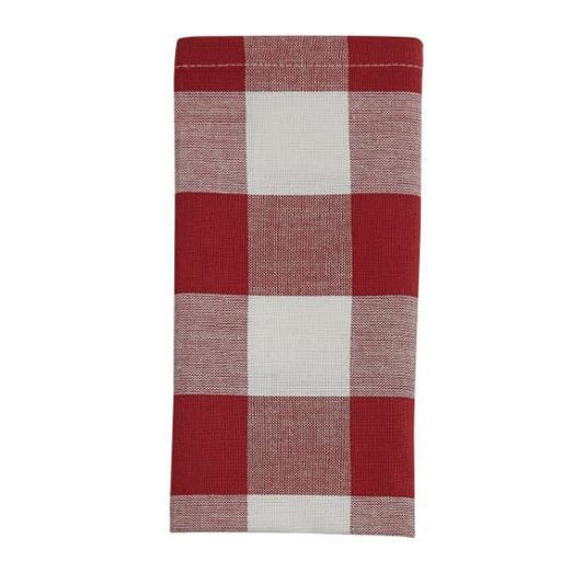 Wicklow Napkin (Red/Cream)