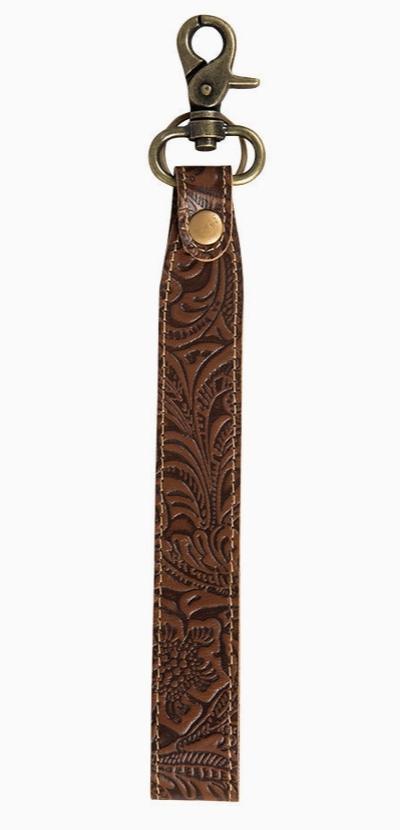 Myra Classic Country Hand-Tooled Key Fob