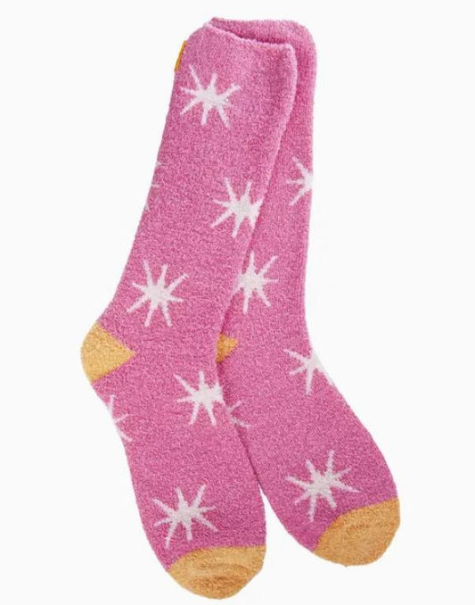 World's Softest Socks Cozy Collection (Starburst Azalea)