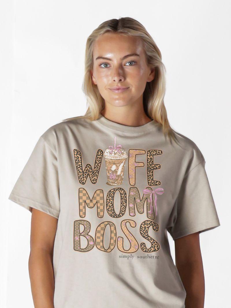 Simply Southern Mom Boss Tee