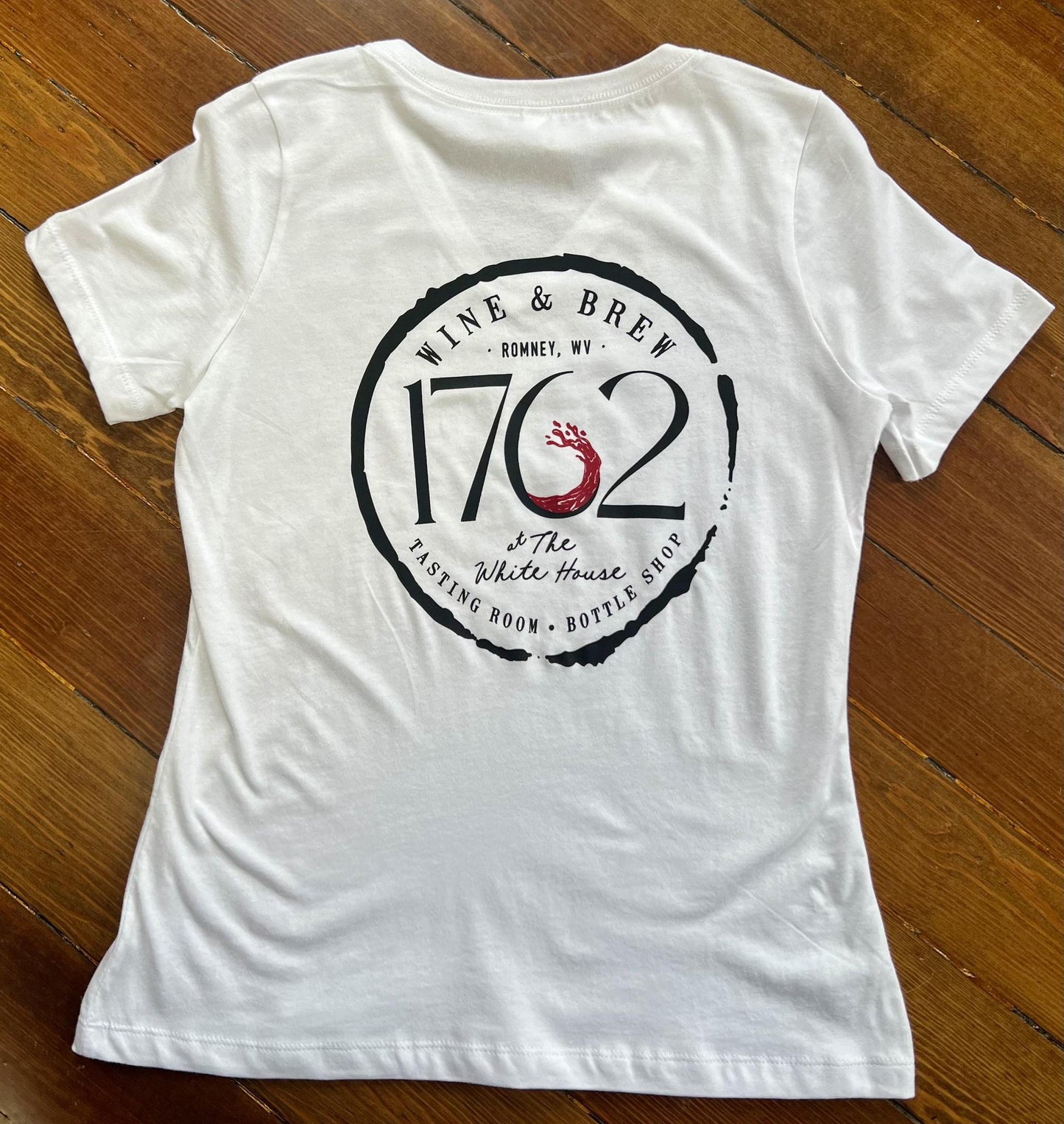 1762 Wine & Brew V-Neck (White)