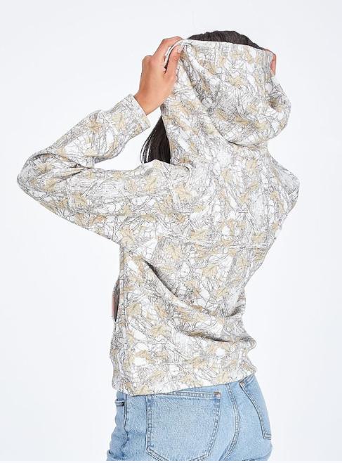 Simply Southern Alara Camo White Half Zip