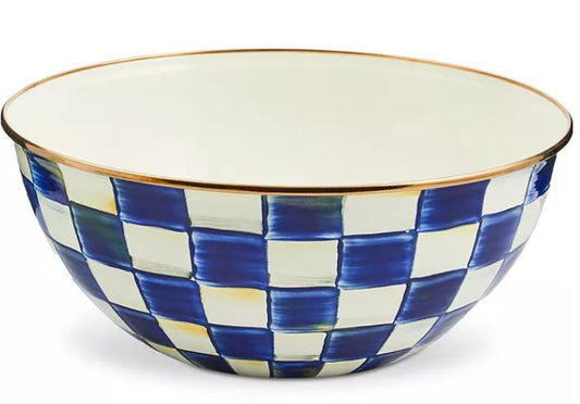 Mackenzie Childs Royal Check Everyday Bowl (Extra Large)
