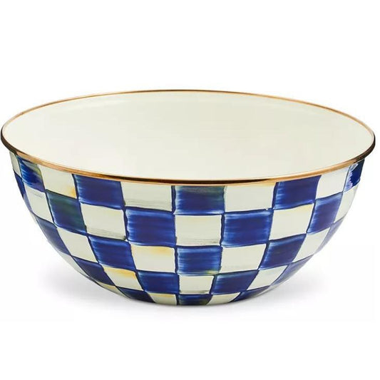 Mackenzie Childs Royal Check Everyday Bowl (Extra Large)