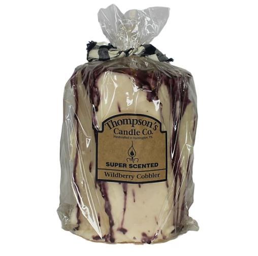 Thompson's Candle Wildberry Cobbler Medium Chunk Candle