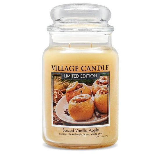 Village Candle Spiced Vanilla Apple Candle