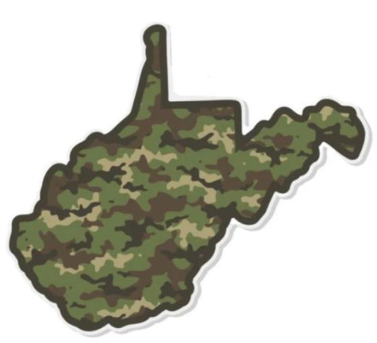 Camo WV Sticker