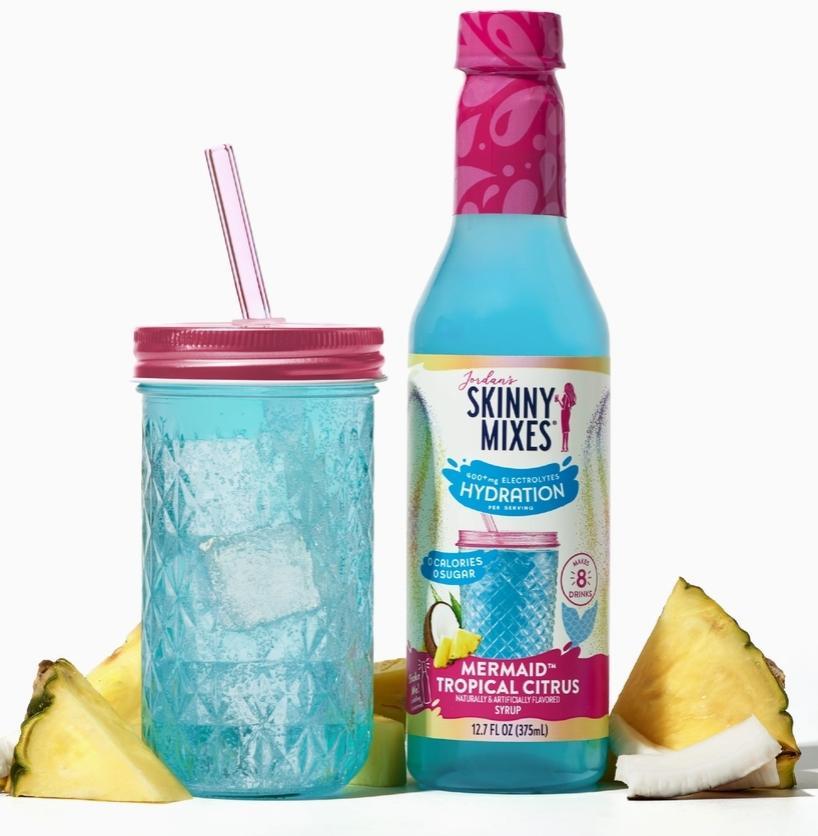 Jordan's Skinny Sugar Free Mermaid Hydration Syrup with Electrolytes