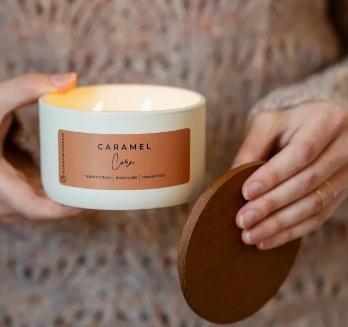 Milkhouse Candle Caramel Corn | 10 oz Signature Statement Candle