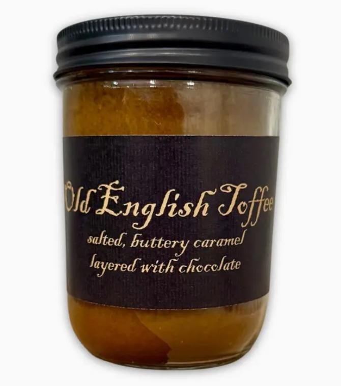 Black Label Old English Toffee Candle | 16oz Mason Jar