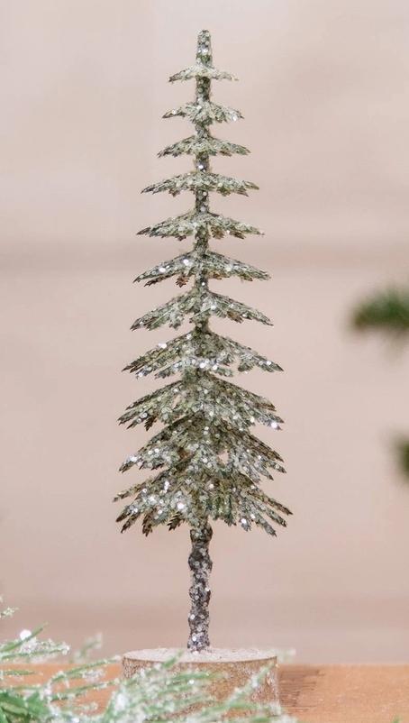 Gleaming Shortleaf Pine Tabletop Tree - 7"H