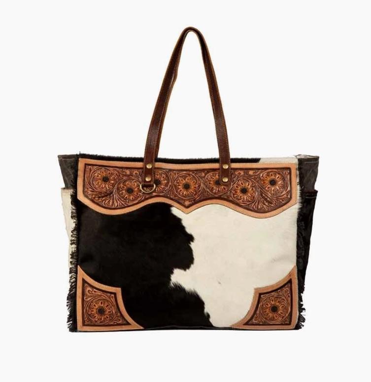 Myra Cartwright Hand-Tooled Bag