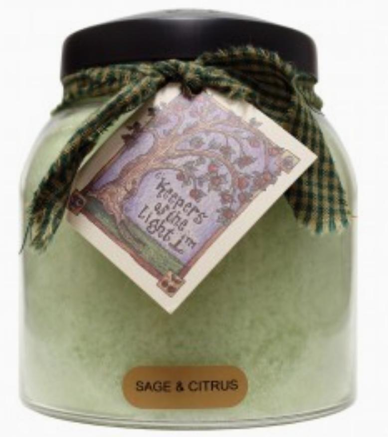 34oz Papa Jar Candle (Sage & Citrus)