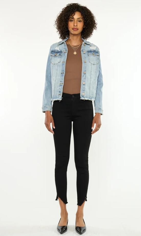 KanCan Wilson Denim Jacket | Boxy Fit | Regular Stretch