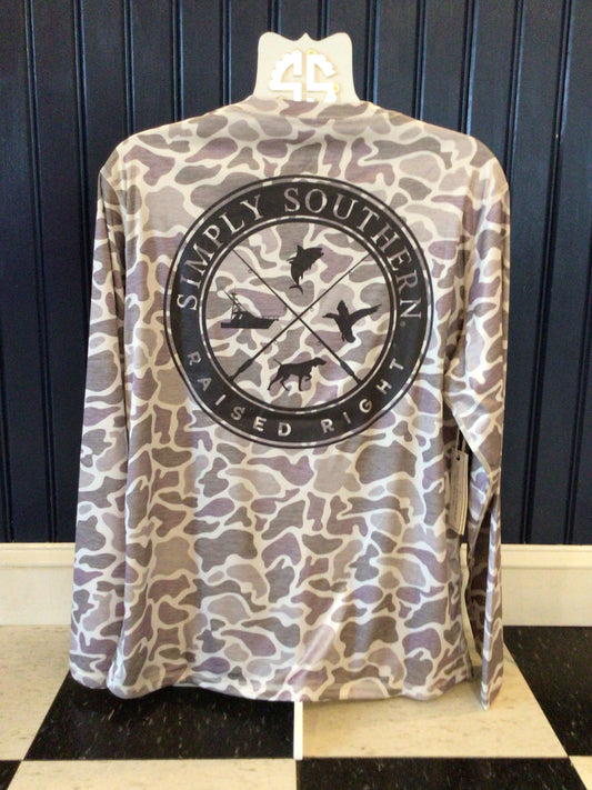Camo Rashguard Long Sleeve Tee